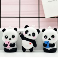 gantungan kunci motif panda lucu dan kekinian